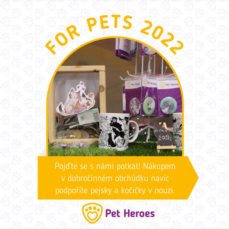 Přijďte se s námi potkat na veletrh For Pets 2022!